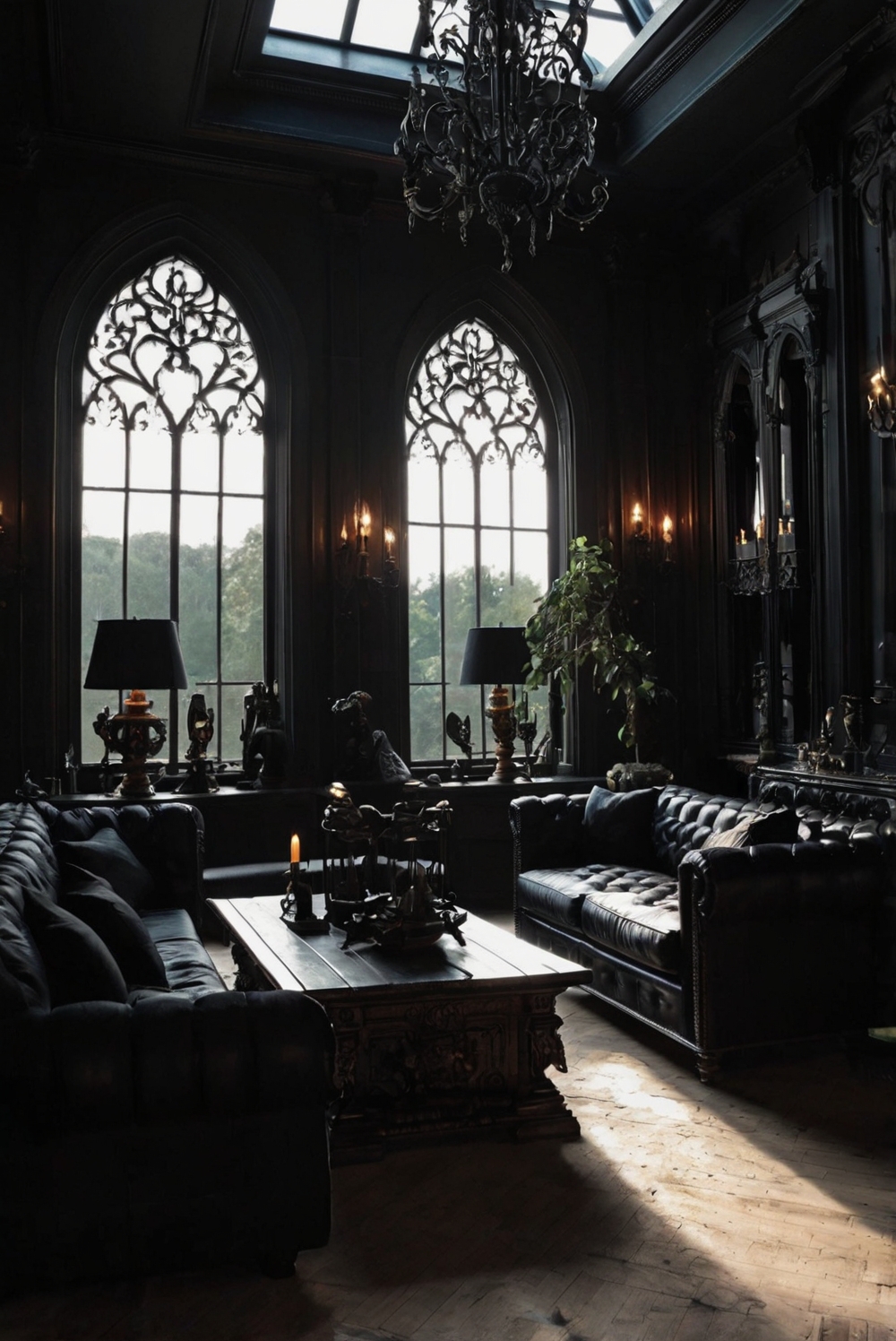 Gothic home decor, Dark decor, Victorian gothic, Haunted house, Gothic furniture