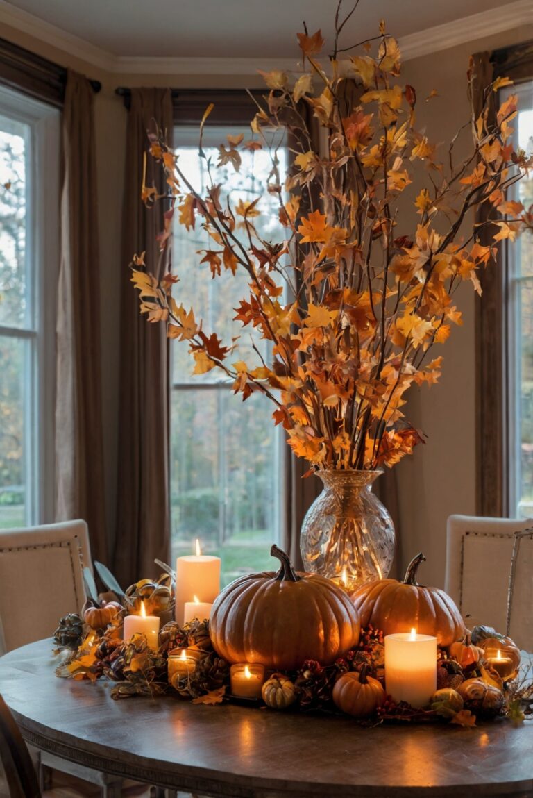 thanksgiving decorating ideas, thanksgiving table decor, thanksgiving home decor, holiday room decor, elegant thanksgiving decor